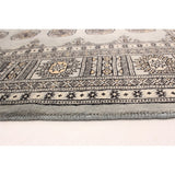 ECARPETGALLERY Finest Peshawar Bokhara Grey Rug - 4'2 x 6'6