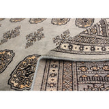 ECARPETGALLERY Finest Peshawar Bokhara Grey Rug - 4'2 x 6'6