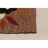 ECARPETGALLERY Flat-Weave Ankara FW Brown Silk, Wool Kilim - 6'11 x 9'2