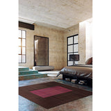 ECARPETGALLERY Flat-Weave Boho Brown Wool Kilim - 8'4 x 9'10