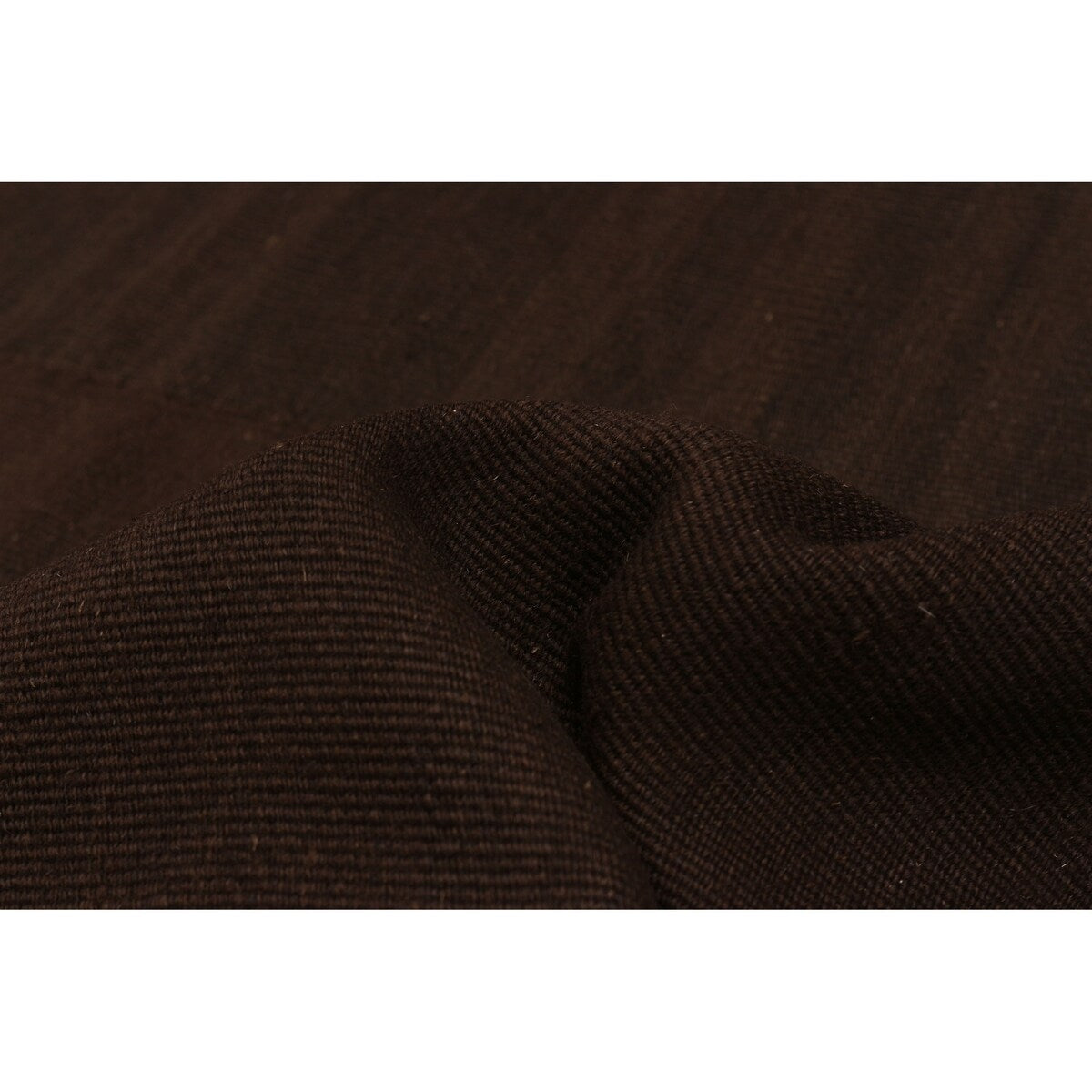 ECARPETGALLERY Flat-Weave Boho Brown Wool Kilim - 8'4 x 9'10