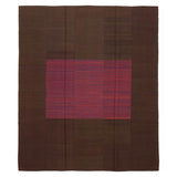 ECARPETGALLERY Flat-Weave Boho Brown Wool Kilim - 8'4 x 9'10