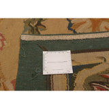 ECARPETGALLERY Flat-Weave Dynasty Tan Wool Tapestry Kilim - 9'0 x 11'5
