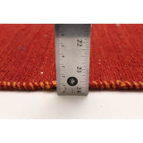 ECARPETGALLERY Flat-Weave Kashkuli Red Wool Tapestry Kilim - 7'3 x 7'8