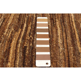 ECARPETGALLERY Flat-Weave Natural Brown Wool Tapestry Kilim - 6'4 x 8'2