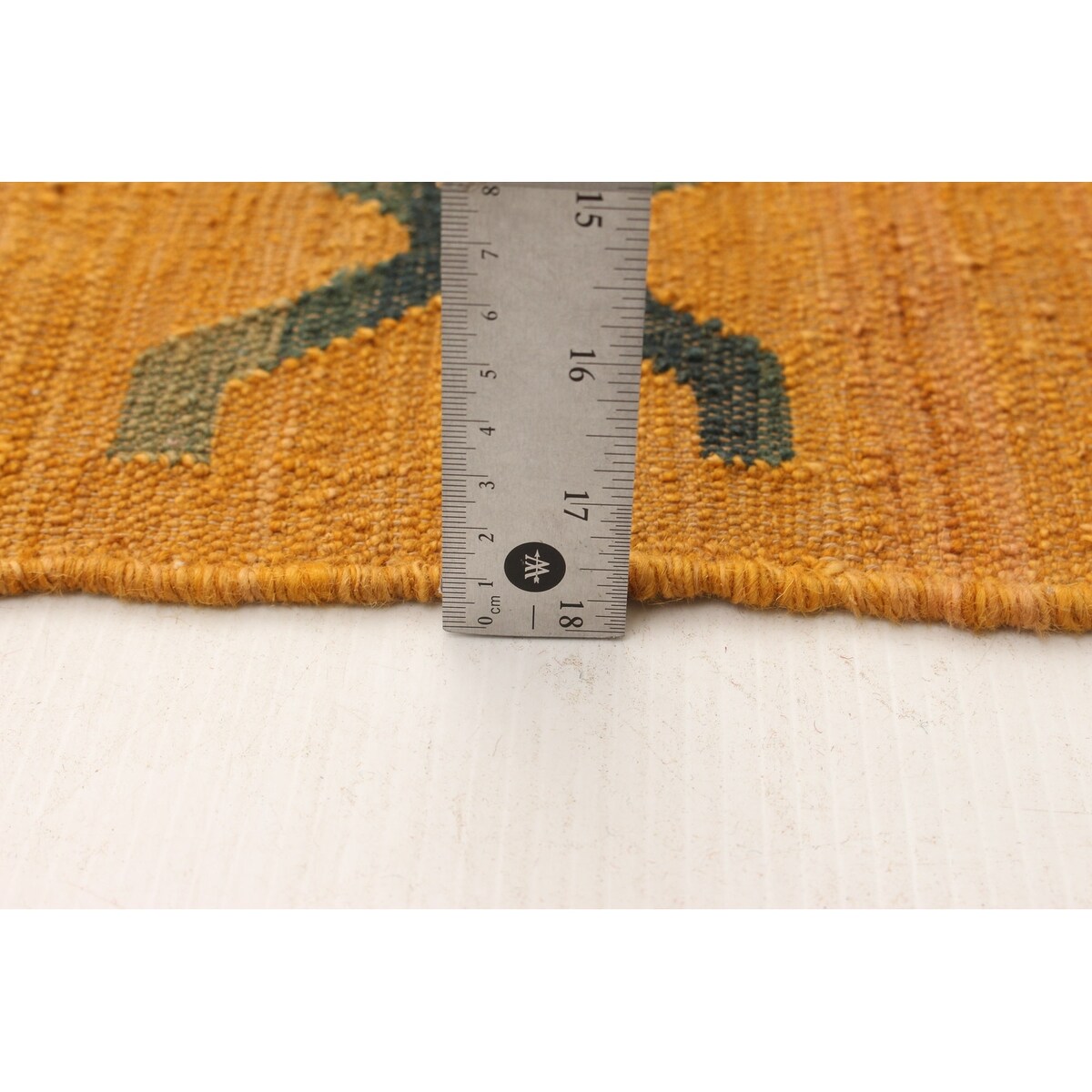 ECARPETGALLERY Flat-weave Sundance Dark Red, Light Orange Wool Kilim - 2'8 x 8'2