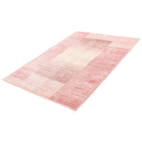 ECARPETGALLERY Hand Loomed Elysian Pink Viscose Rug - 6'7 x 9'5