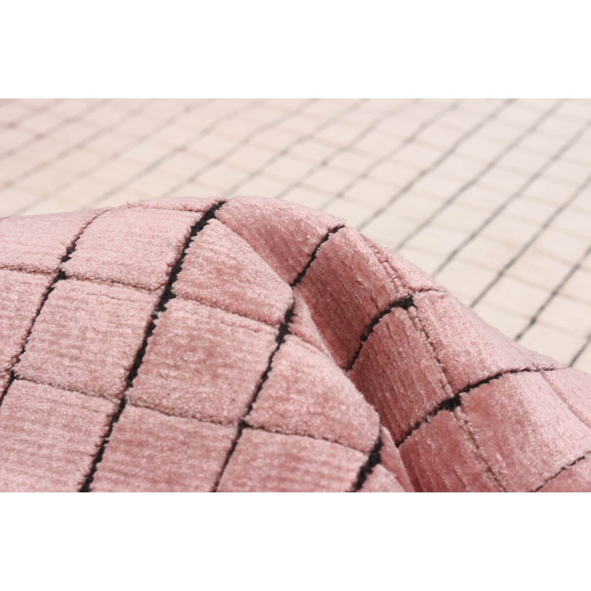 ECARPETGALLERY Hand Loomed Elysian Pink Viscose Rug - 6'7 x 9'5