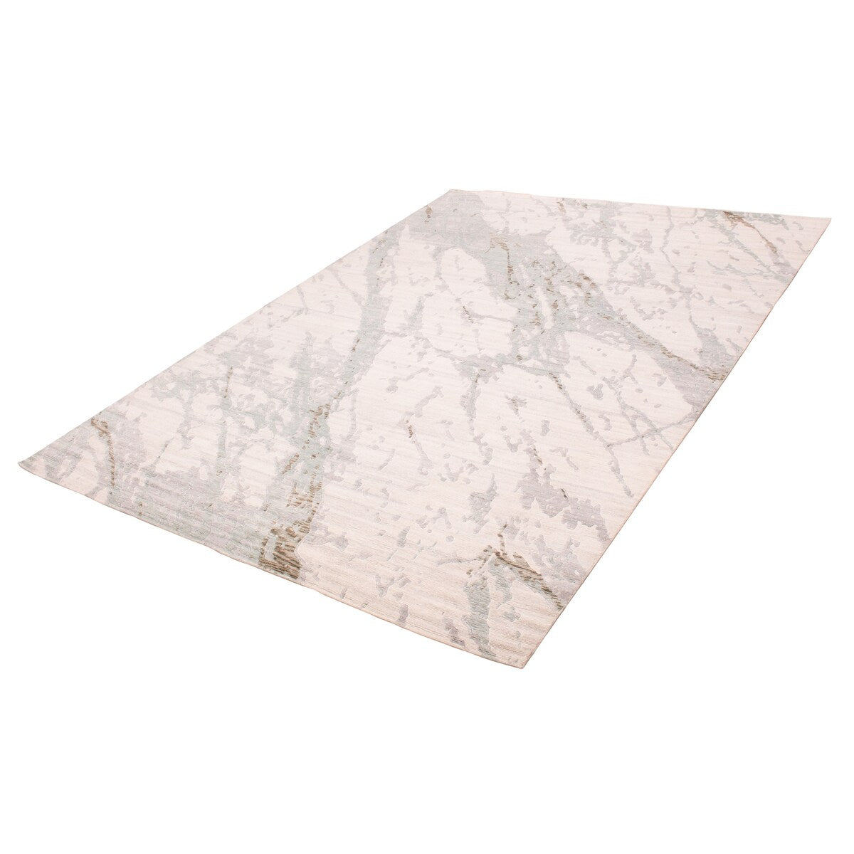 ECARPETGALLERY Hand-knotted Alma White Wool Rug - 8'10 x 11'10