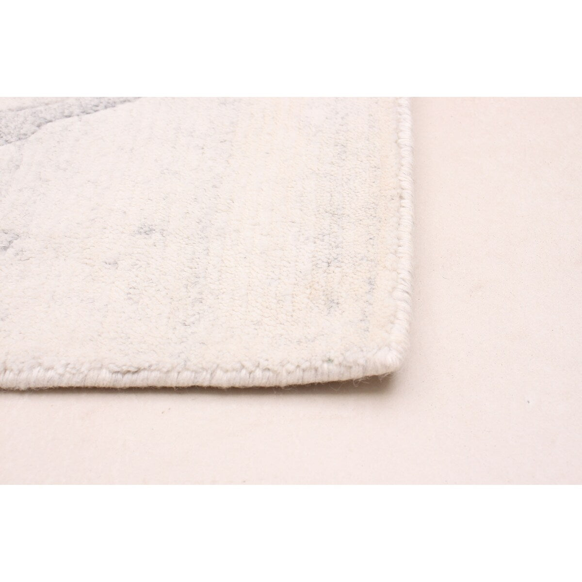 ECARPETGALLERY Hand-knotted Alma White Wool Rug - 8'10 x 11'10