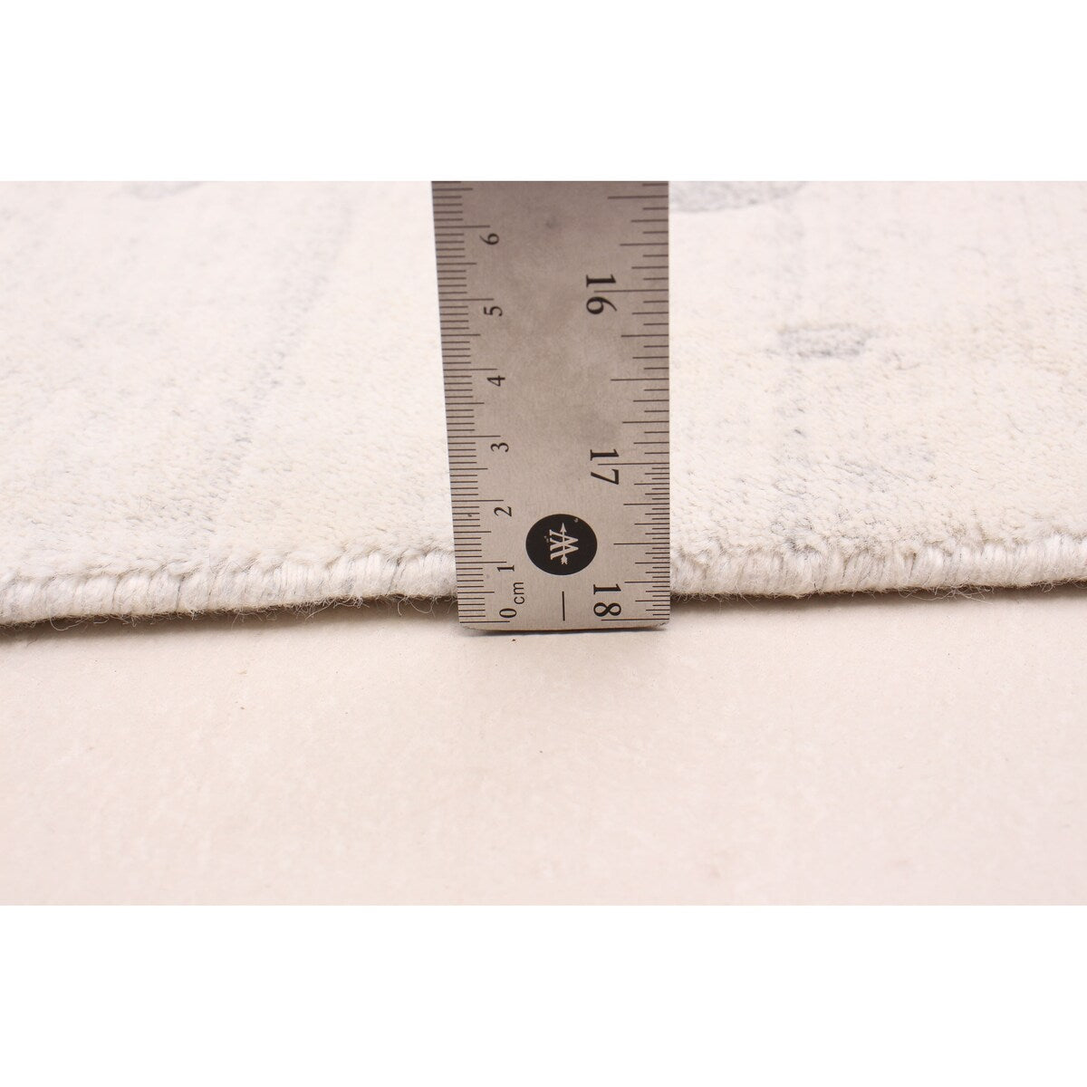 ECARPETGALLERY Hand-knotted Alma White Wool Rug - 8'10 x 11'10