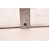 ECARPETGALLERY Hand-knotted Alma White Wool Rug - 8'10 x 11'10