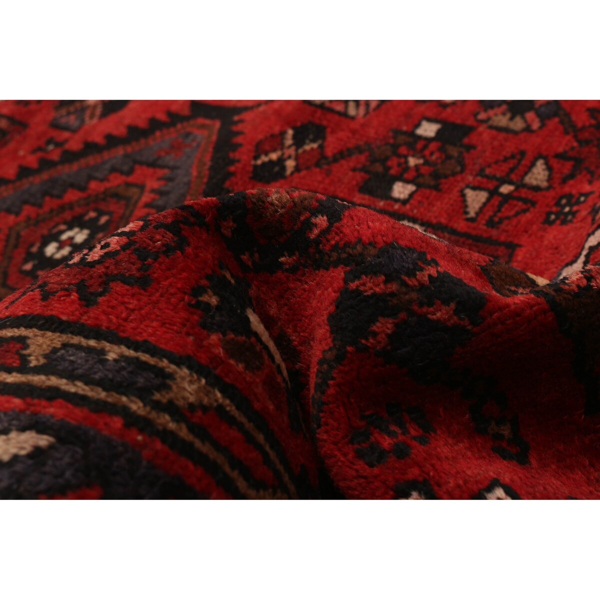 ECARPETGALLERY Hand-knotted Anadol Red Wool Rug - 3'1 x 9'4