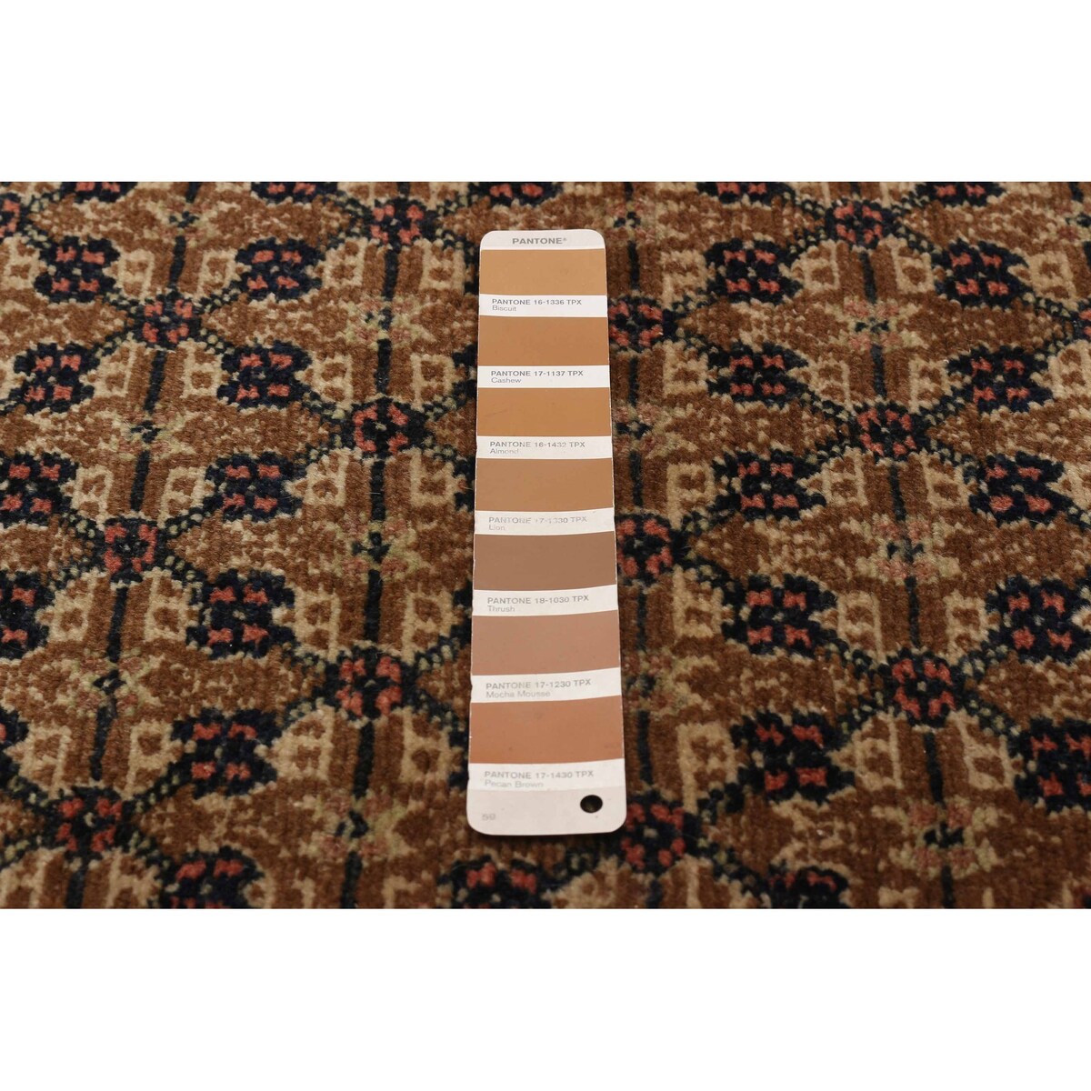 ECARPETGALLERY Hand-knotted Andelz Brown, Red Wool Rug - 4'3 x 7'0