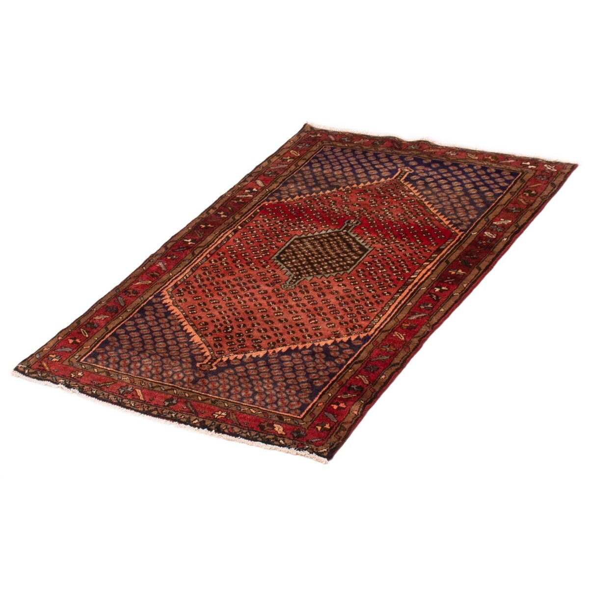ECARPETGALLERY Hand-knotted Andelz Copper Wool Rug - 3'3 x 4'11
