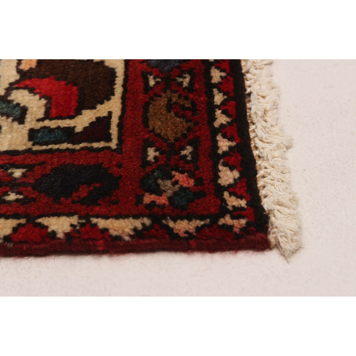 ECARPETGALLERY Hand-knotted Andelz Navy Wool Rug - 3'7 x 9'10