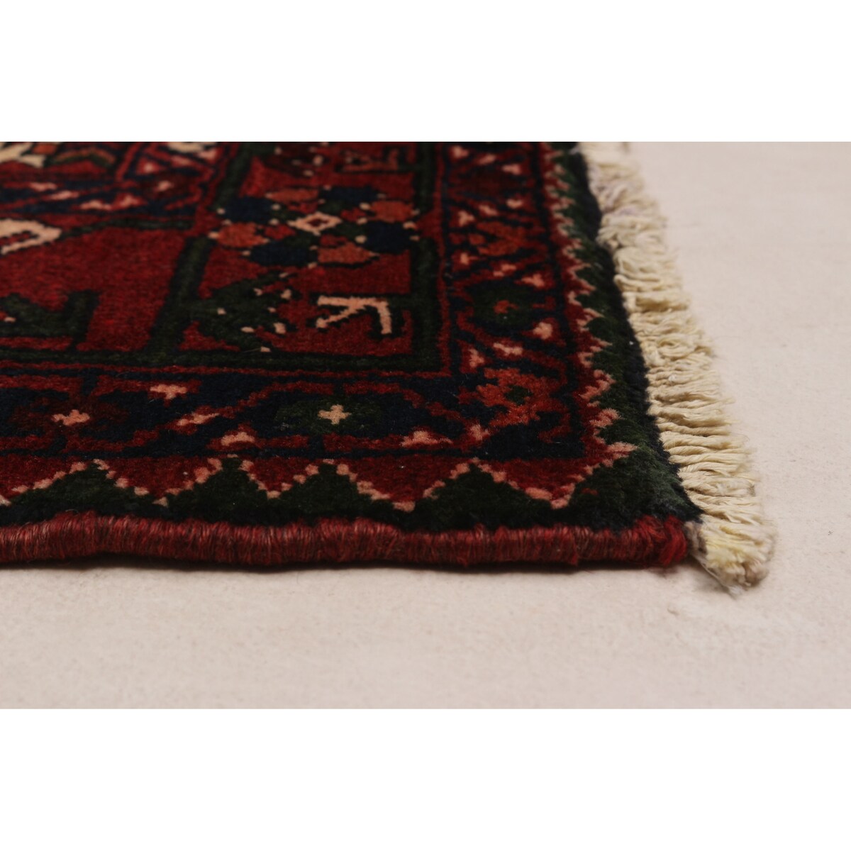 ECARPETGALLERY Hand-knotted Andelz Navy Wool Rug - 4'6 x 6'9