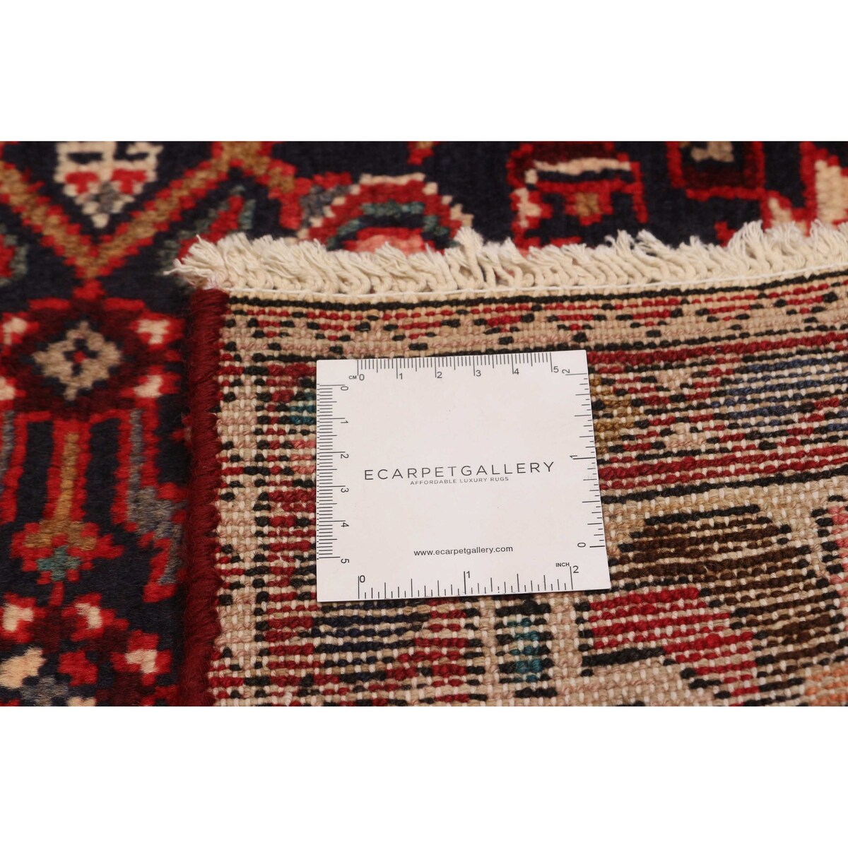 ECARPETGALLERY Hand-knotted Andelz Navy Wool Rug - 3'7 x 9'10