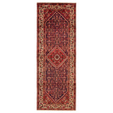 ECARPETGALLERY Hand-knotted Andelz Navy Wool Rug - 3'7 x 9'10