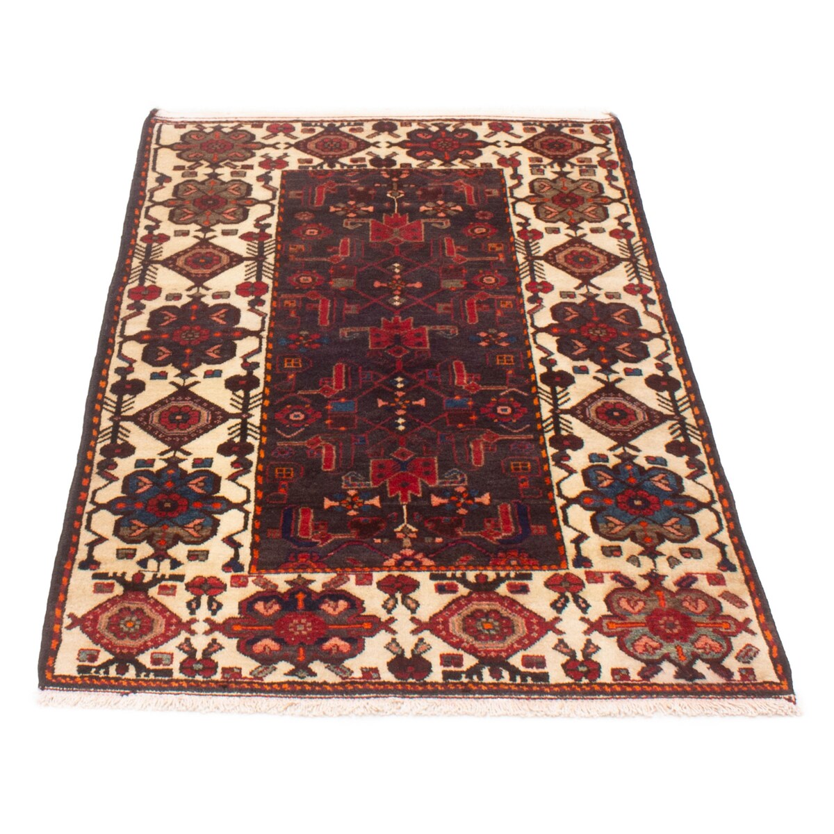 ECARPETGALLERY Hand-knotted Andelz Navy Wool Rug - 3'7 x 5'8