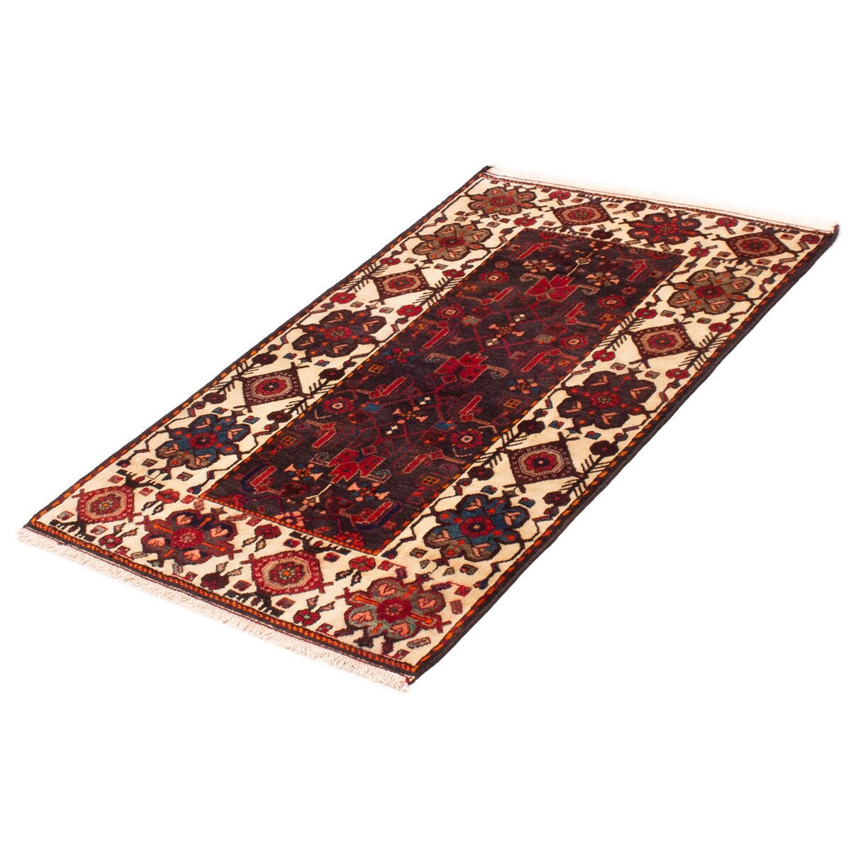 ECARPETGALLERY Hand-knotted Andelz Navy Wool Rug - 3'7 x 5'8