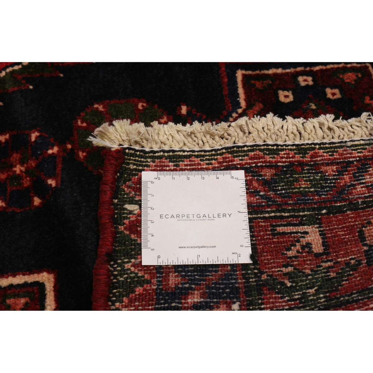 ECARPETGALLERY Hand-knotted Andelz Navy Wool Rug - 4'6 x 6'9