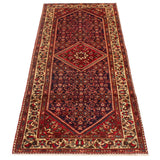 ECARPETGALLERY Hand-knotted Andelz Navy Wool Rug - 3'7 x 9'10