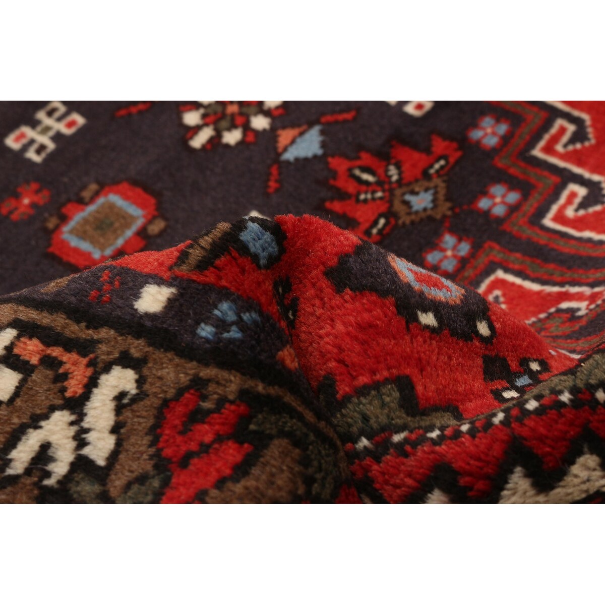ECARPETGALLERY Hand-knotted Andelz Red Wool Rug - 2'8 x 4'2