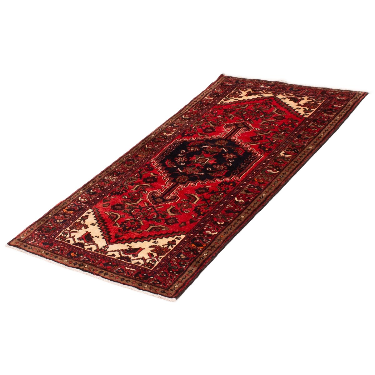 ECARPETGALLERY Hand-knotted Andelz Red Wool Rug - 3'5 x 6'7