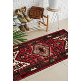ECARPETGALLERY Hand-knotted Andelz Red Wool Rug - 2'4 x 4'9