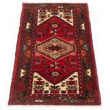 ECARPETGALLERY Hand-knotted Andelz Red Wool Rug - 2'4 x 4'9