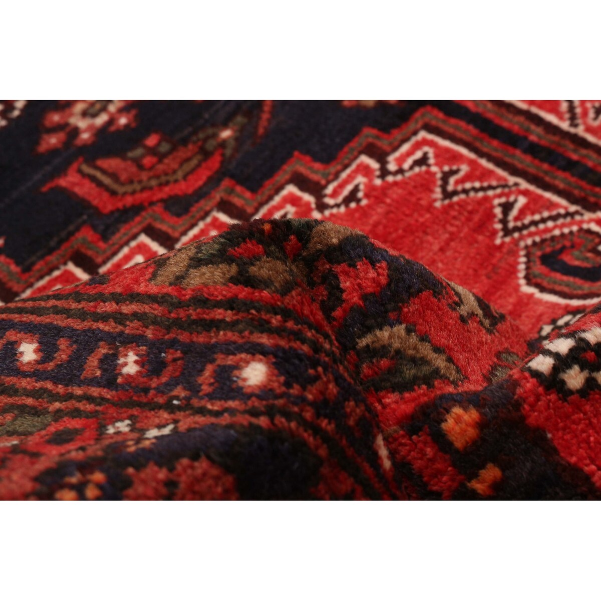 ECARPETGALLERY Hand-knotted Andelz Red Wool Rug - 3'5 x 6'7