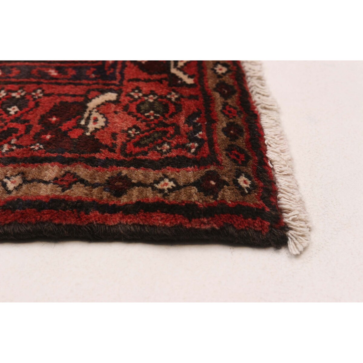 ECARPETGALLERY Hand-knotted Andelz Red Wool Rug - 3'5 x 6'7