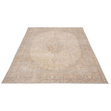 ECARPETGALLERY Hand-knotted Antalya Vintage Beige Wool Rug - 9'3 x 12'4