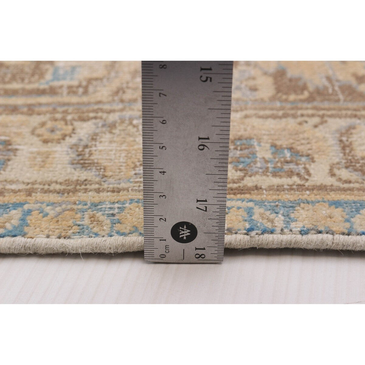 ECARPETGALLERY Hand-knotted Antalya Vintage Beige Wool Rug - 9'3 x 12'4