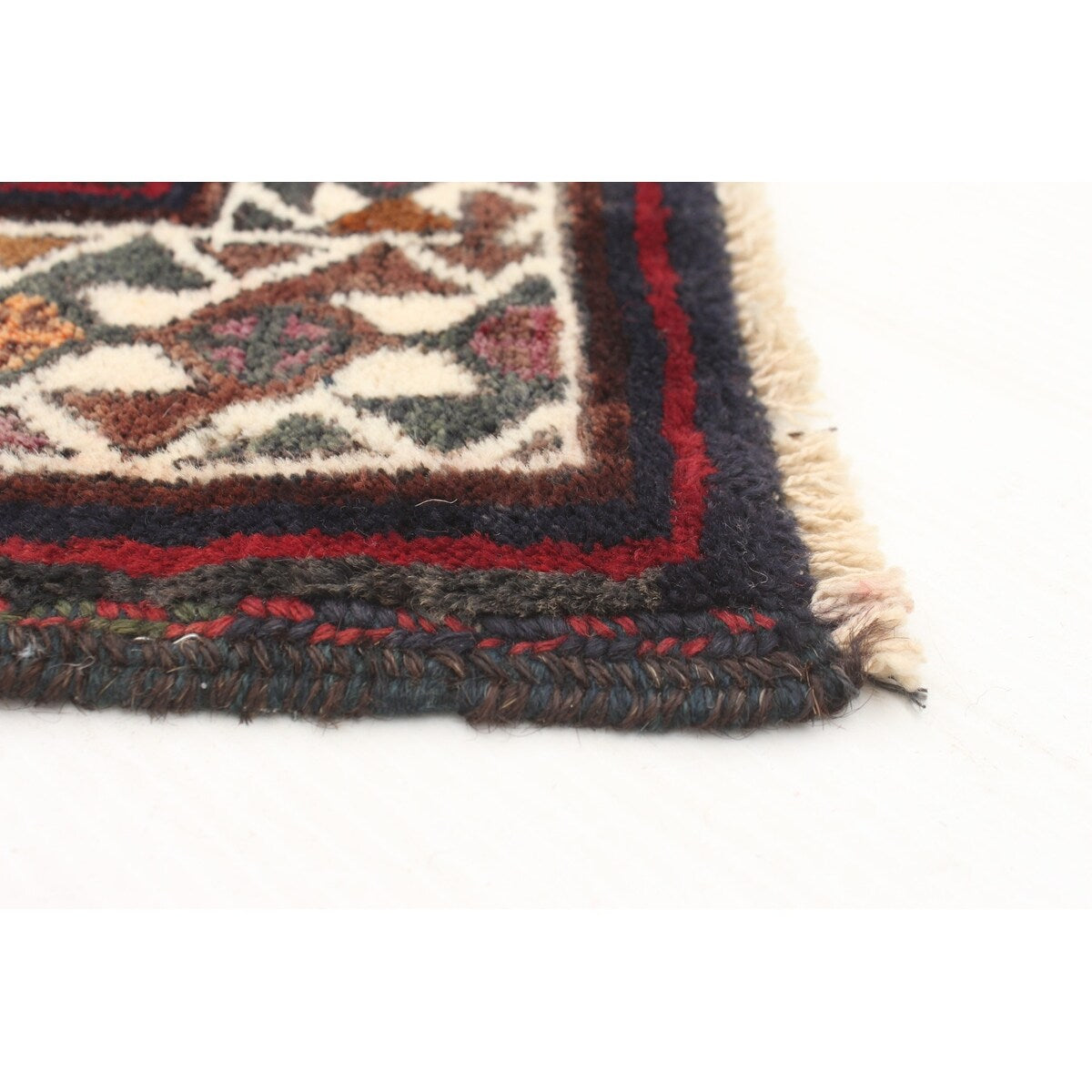 ECARPETGALLERY Hand-knotted Authentic Turkish Dark Brown Wool Rug - 4'0 x 6'10