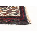 ECARPETGALLERY Hand-knotted Authentic Turkish Dark Brown Wool Rug - 4'0 x 6'10