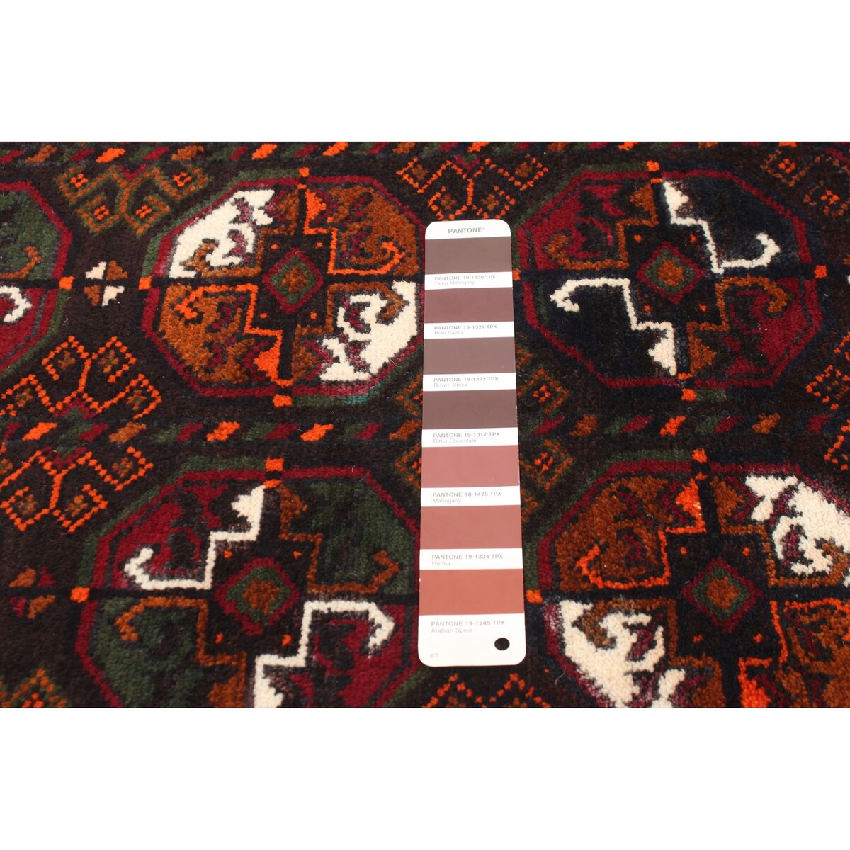 ECARPETGALLERY Hand-knotted Authentic Turkish Dark Brown Wool Rug - 4'0 x 6'10