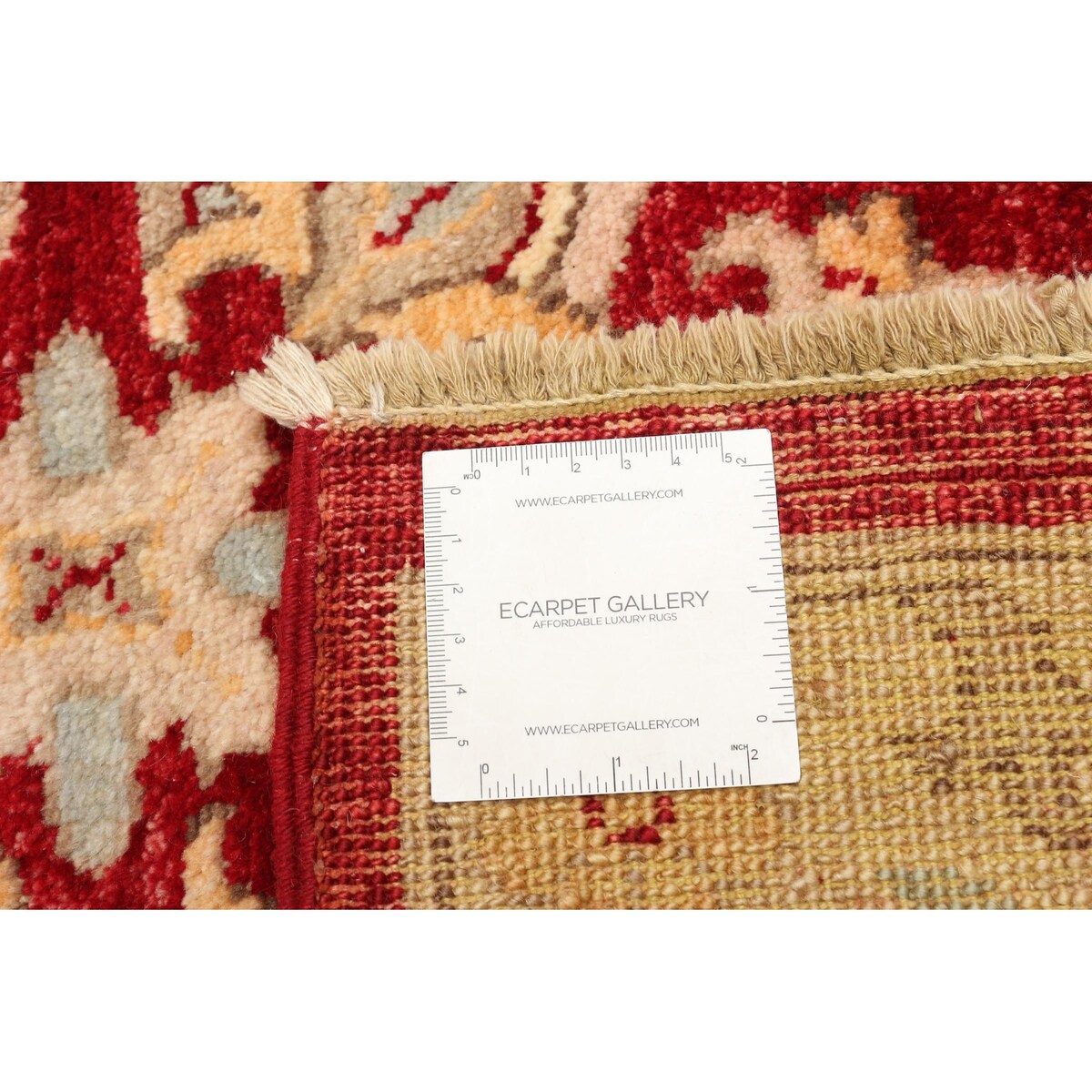 ECARPETGALLERY Hand-knotted Chobi Finest Red Wool Rug - 2'7 x 2'11