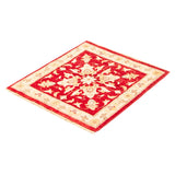 ECARPETGALLERY Hand-knotted Chobi Finest Red Wool Rug - 2'7 x 2'11
