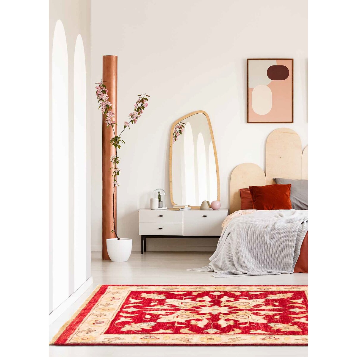 ECARPETGALLERY Hand-knotted Chobi Finest Red Wool Rug - 2'7 x 2'11