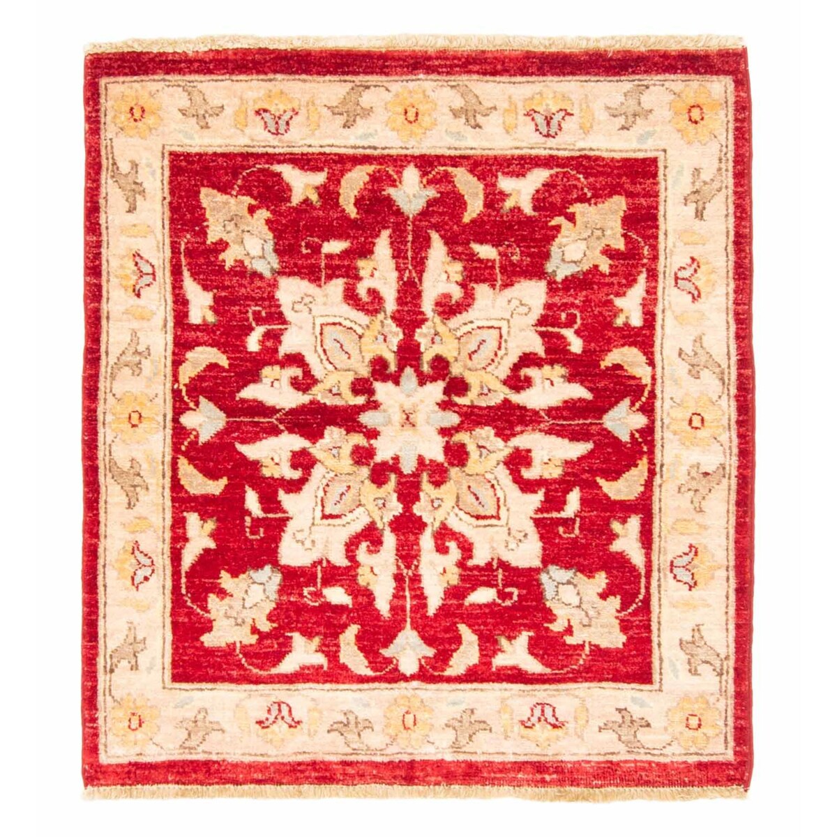 ECARPETGALLERY Hand-knotted Chobi Finest Red Wool Rug - 2'7 x 2'11