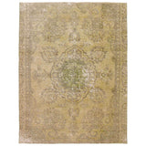 ECARPETGALLERY Hand-knotted Color Transition Green Wool Rug - 7'0 x 9'2