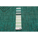 ECARPETGALLERY Hand-knotted Color Transition Green Wool Rug - 3'2 x 10'7