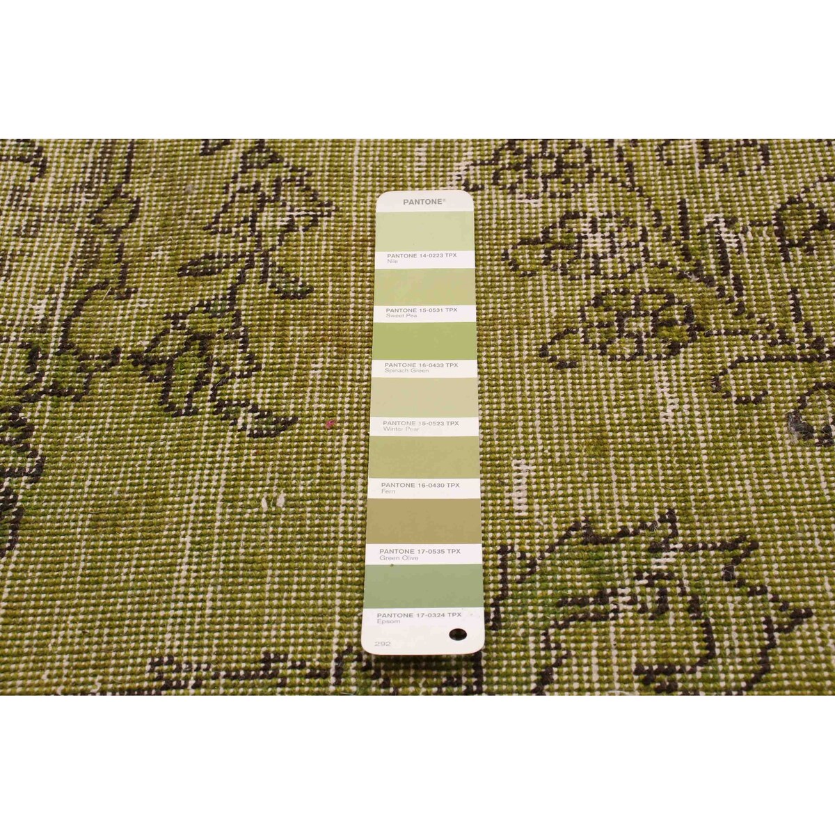 ECARPETGALLERY Hand-knotted Color Transition Green Wool Rug - 7'0 x 9'2