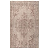 ECARPETGALLERY Hand-knotted Color Transition Light Green Wool Rug - 5'7 x 9'5