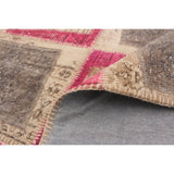 ECARPETGALLERY Hand-knotted Color Transition Patch Cream Wool Rug - 5'9 x 7'11