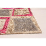 ECARPETGALLERY Hand-knotted Color Transition Patch Cream Wool Rug - 5'9 x 7'11