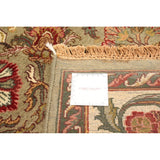 Hand-knotted Essex Green Wool Rug - 6'1" x 8'10"/6'1 x 8'10