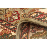 Hand-knotted Essex Green Wool Rug - 6'1" x 8'10"/6'1 x 8'10